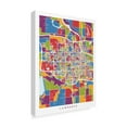 thumbnail image 2 of Trademark Fine Art 'Lawrence Kansas City Map' Canvas Art by Michael Tompsett, 2 of 4