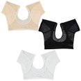 thumbnail image 2 of BRIGHTFUFU 3 uds. Chaleco fino para el sudor en las axilas, transpirable, protector para el sudor en las axilas, camiseta para mujer(M), 2 of 6
