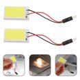 thumbnail image 4 of 2 uds Panel LED lámpara de cúpula Auto Interior del coche placa de lectura luz techo Interior lámpara con cable luces interiores del vehículo luces de techo Led automáticas, 4 of 6