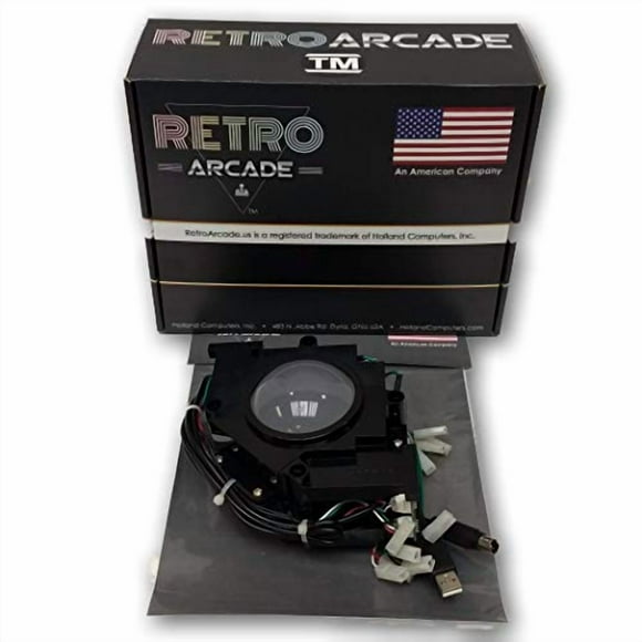 Track Ball 3 inch Arcade Game Trackball for PC or MAC USB, PS2 and Jamma + Mame Systems