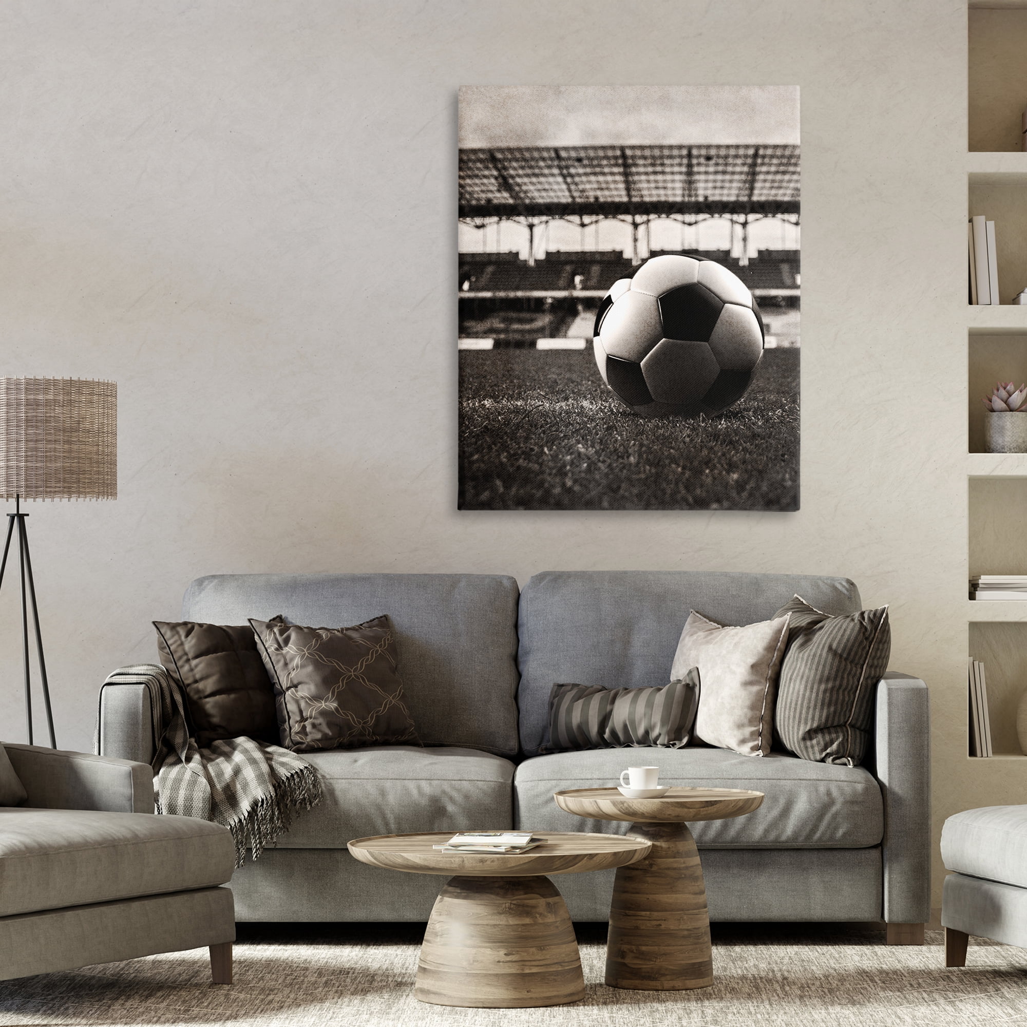 Stupell Industries Vintage Sports Soccer Canvas Wall Art, design by Marcus Prime