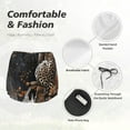 thumbnail image 4 of Daiia Leopard On Tree Branch Pattern Women's 2 in 1 Running Shorts - Lightweight Athletic Workout Gym Yoga Shorts Liner with Phone Pockets-X-Large, 4 of 7