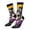 3 Black, variant on Astronaut Floating purple Space Print Adult Socks for Men & Women,Calf Socks, Ankle Socks,Boots Socks,Breathable Casual Sock,Unisex Crew Socks