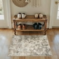 thumbnail image 4 of UERMEI 2x3 Washable Area Rugs for Living Room, Modern Abstract Printed Rug, Vacuum-Friendly, Non Slip Indoor Rug for Bedroom Entryway Home Decor Carpet, Dark Brown, 4 of 9