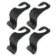 thumbnail image 1 of Sidaley Paquete de 4 ganchos de plástico para reposacabezas de automóvil, portátil, desmontable, 2 en 1, asiento trasero de 360 ​​grados, bolsa de Ventana automotriz Negro Sidaley VI015497-01B, 1 of 6