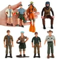 thumbnail image 4 of Ludlz Farmer Model Toys Realistic Female Male Farmer Figure Model Figurine Kids Toy Home Decor Figures, 4 of 5