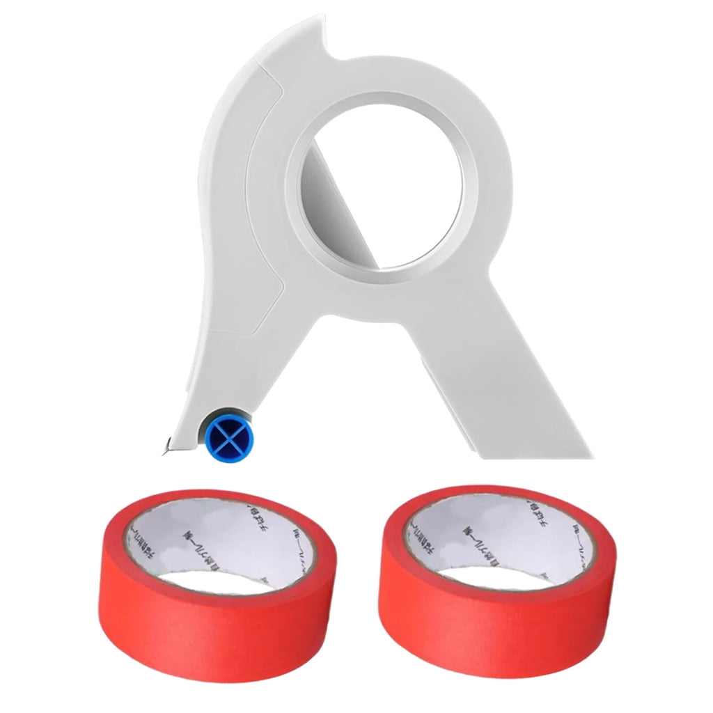 Ergonomic Painter Tape Applicator with 1.37Inchx22Yards Decorating Masking Tape