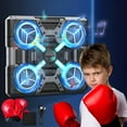 thumbnail image 5 of YIMWNYI Kids Music Boxing Machine, Bluetooth Wall-Mounted Punching Game, Adjustable Difficulty, Rhythmic Music for Coordination, Safe & Eco-Friendly, Includes Gloves & Charging Cable for Fun Fitness, 5 of 9