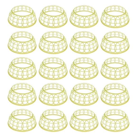Troglfold Headwear Hoop 20pcs Asian Style Farmer Hat Inner Support Ring DIY Loop Cap Bracket,7.09"X4.72"X2.44"