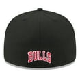 thumbnail image 4 of Men's New Era  White/Black Chicago Bulls 2025 NBA Tip Off Split Panel 59FIFTY Fitted Hat, 4 of 5