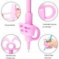 thumbnail image 3 of Child Finger Guide, 15 Pack, Pencil Grips for Kids Writing, 6-Step Posture Correction, Handwriting Training Aid, 3 of 5