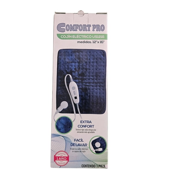 cojin electrico comfort pro