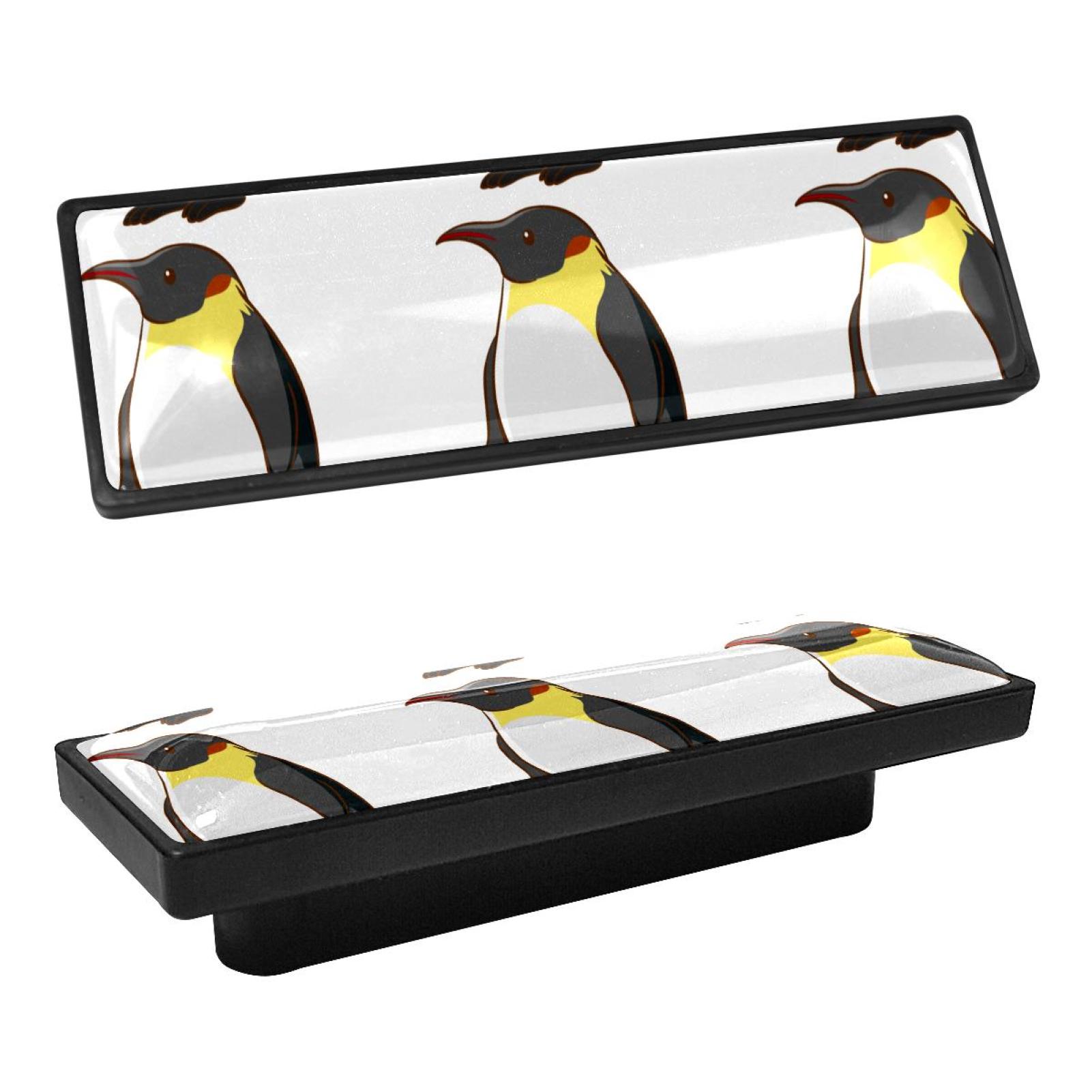 4 Pcs Rectangle Cabinet Handle Cupboard Knob Drawer Pulls Handle