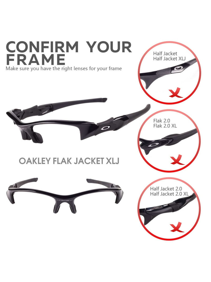 Walleva Blue Replacement Lenses for Oakley Flak Jacket XLJ - Main Image