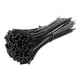 thumbnail image 1 of Bridas para cables de 2,5 x 100 mm, color negro, paquete de 200 bridas con cremallera de nailon autoblocantes ShuxiuWang 8390612222412, 1 of 1
