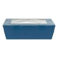 thumbnail image 5 of Cafe Vision 71 oz Midnight Blue Paper Large Take Out Container - Hinge Lock - 8 3/4" x 6 1/2" x 2 1/2" - 50 count box, 5 of 10