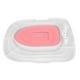 thumbnail image 3 of Entrenador de Inodoro para Gatos, Alta Capacidad de Carga, Bandeja Blanca con Soporte Interior Rosa, 3 of 9