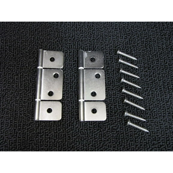Mobile Home RV Parts Interior Door Hinges 6 pack non-mortise Satin Nickel