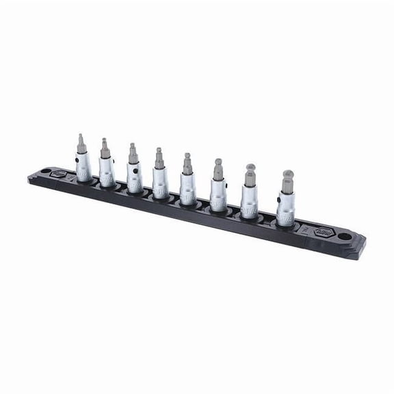 Wiha Ball End Hex Bit Set,Pieces 9 71798