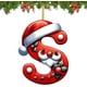 thumbnail image 1 of Adornos Navideños con Letras Del Alfabeto (26 Piezas) | Colgantes de Letras Acrílicas Personalizados con Gorros de Papá Noel | Decoraciones Navideñas Duraderas para El Hogar, La Oficina, La Escuela,, 1 of 1