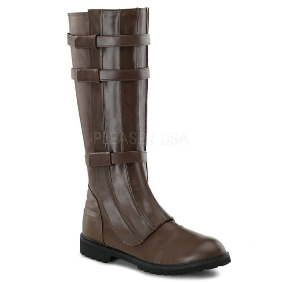 Mens Brown Walker Jedi Costume Boots Large size 12-13