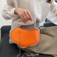 thumbnail image 5 of Bolsos de mano con asa superior de hilo de coser, compartimento interior, 2024, bolsos de alta calidad para mujer, bolsos de mano de PU con cremallera a la moda para mujer, 5 of 5