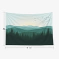 thumbnail image 2 of Gojian Forest Tapestry Wall Hanging - Green Misty Pine Tree Nature Wall Art, Tapestries BoHo Decor for Living Room & Bedroom Spaces, 2 of 6