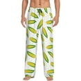 thumbnail image 2 of Lsque Corns Print Men's Pajama Pants, Lounge Pant - Comfortable Home Wear,Elastic Waistband, Stylish Design-Small, 2 of 9