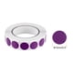 thumbnail image 2 of Etiquetas de QC de inventario 13mm/0.5" moradas para inventario de almacén 2 rollos 2000 piezas, 2 of 5