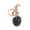 Light gold, variant on Apples Purse Accessory Small Bag Charm Apples Keychain Metal Texture Key Ornament Suitable for Handbags and Key Rings