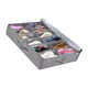 thumbnail image 3 of Bolsa debajo de la cama, plegable, de tela no tejida, de gran capacidad, organizador debajo de la cama para el hogar, hotel, ropa de cama, color gris, 3 of 13