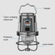 thumbnail image 5 of Wosthever Guirnaldas de luz solar al aire libre impermeables luces centelleantes para iluminación exterior luces LED solares al aire libre Estufas de camping tipo de reloj, 5 of 6