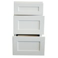 thumbnail image 6 of Craftline Ready to Assemble White Shaker 3 Drawer Base Cabinet, 6 of 6