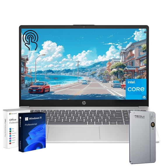 HP 15.6" Touchscreen Laptop, Intel Core i5-1235U, 32GB RAM 2TB SSD, Intel Iris Xe Graphics, Wi-Fi 6E, Bluetooth 5.3, Windows 11 Pro