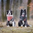 thumbnail image 4 of Adjustable Independence Day American Flag Dog Triangle Dog Drool Towel Twill Collar Red M, 4 of 9