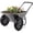 Gray, variant on Memoryfield Dual-Wheel Wheelbarrow Garden Cart, Heavy Duty Utility Cart with Built-in Stand, Yard Cart for Garden, Lawn & Home Use, Army Green