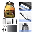 thumbnail image 4 of Fotbe Oil Painting Style Pasture Cow Mochila Ligera Casual para Laptop para Hombres y Mujeres, Mochila Impermeable de Uso Diario, Mochila para Universidad, 4 of 6