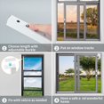 thumbnail image 3 of Adjustable Window Security Bars (Steel),Window Locks Bars Inside for Prevent Burglary, Window Stoppers for Window 16.3in,2 x Window Security Bars,White, 3 of 7