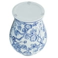 thumbnail image 4 of Modern Ceramic Ginger Jar Vase with Lid - Decorative Vase for Living Room Decor or Bedroom Styling - Elegant Table Accent for Home Decor, Room, Office, or House Display - 15", Blue and White, 4 of 6