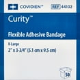 thumbnail image 5 of Curity Flexible Adhesive Bandages - 2 X 3-1/4 Inch, Tan, Fabric, Sterile, 50 Count, 5 of 6