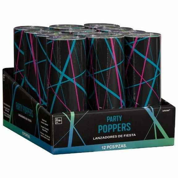Happy Birthday 'Finally 21' Confetti Poppers (12ct)