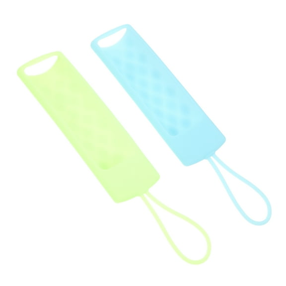 KONTONTY 2Pcs Silicone Remote Control Case with Full Coverage and Drop Buffering for TV Controllers