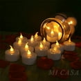 thumbnail image 4 of 24pcs LED Flameless Candles Realistic and Bright Flickering Battery Operated LED Votive Tea Light Candles with Remote Controlled for Christmas Wedding Festival Celebration  Warm White, 4 of 7
