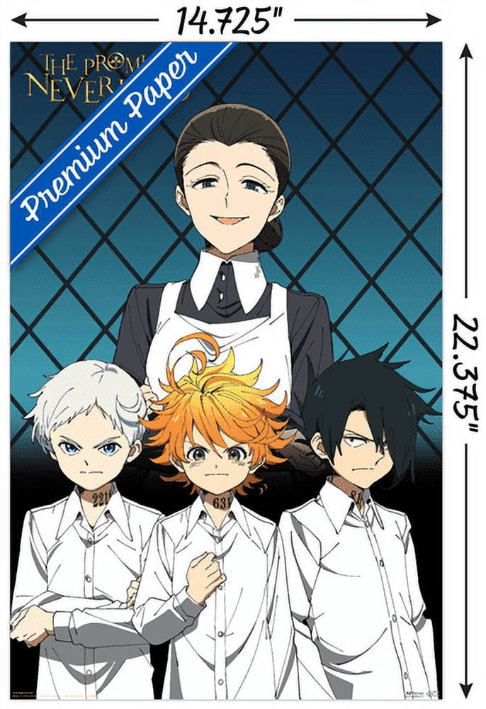 The Promised Neverland - Mom & Orphans Wall Poster, 14.725" x 22.375"