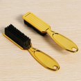 thumbnail image 5 of Fade Brush Peine Tijeras Cepillo de Limpieza Peluquería Skin Fade Vintage Oil Head Shape Tallado Cepillo de Limpieza Gold 4PC, 5 of 5