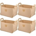 thumbnail image 1 of MesaSe 4Pcs Storage Basket Soft Felt Closet Storage Bins Cute Bear Storage Organizer Box for Desktop Wardrobe Table, 1 of 3