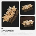 thumbnail image 4 of Miangastore Peigne de Mariage Feuille Accessoire de Cheveux pour Mariée, 4 of 9