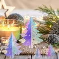 thumbnail image 4 of Merry Christmas Iridescent Xmas Tree Ornament Table Decoration Holiday Party Decoration, 4 of 9