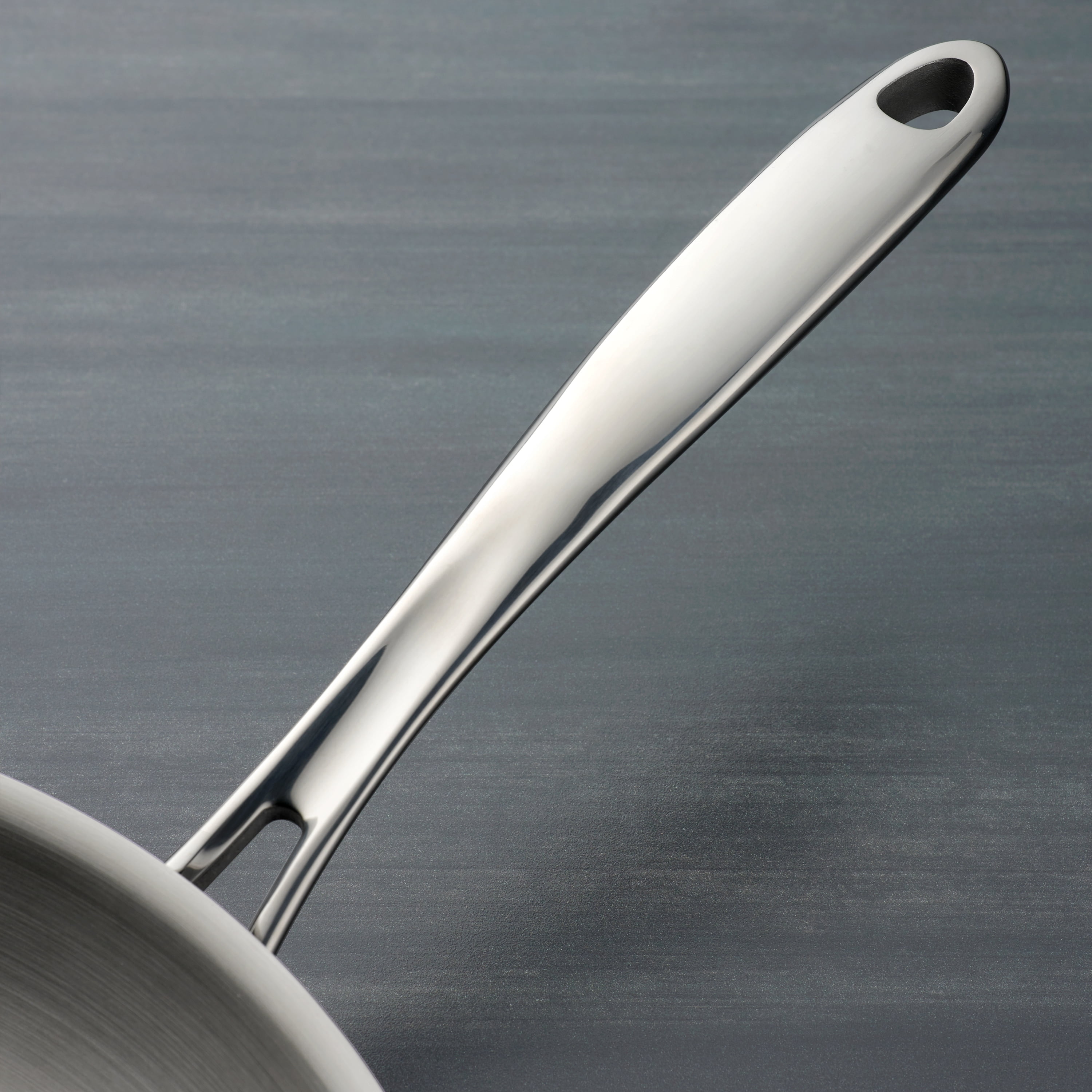 Tri-Ply Clad 4 Qt Covered Stainless Steel Sauce Pan