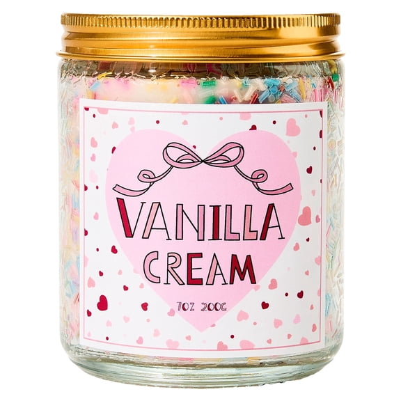 Inadays Candle for Anniversary Valentine's Day Wedding Gift Women, Men, Mom, Dad, Sister Best Gifts for Her Ideas 7oz Scented Candle with Sprinkles Natural Soy Wax Vanilla Scented Candles